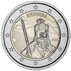 2 Euro Gedenkmünze Andorra 2022 st - Karl der Große