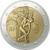 5 x 2 Euro Gedenkmünze Frankreich 2022 st - Olympia Diskuswerfen - 5 Blister