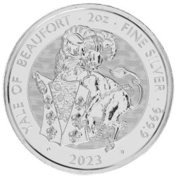 2 Unzen Silber UK 2023 Tudor Beasts - Yale of Beaufort