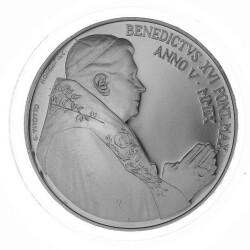 5 Euro Gedenkmünze Vatikan 2009 Silber PP - Weltfriedenstag 2009