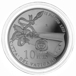 10 Euro Gedenkmünze Vatikan 2009 Silber PP - 80...