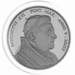 10 Euro Gedenkmünze Vatikan 2009 Silber PP - 80 Jahre Vatikanstadt
