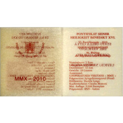 5 Euro Gedenkmünze Vatikan 2010 Silber PP - Welttag der Migranten