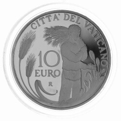 10 Euro Gedenkmünze Vatikan 2013 Silber PP -...