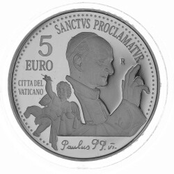5 Euro Gedenkmünze Vatikan 2018 Silber PP -...