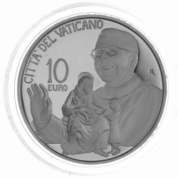 10 Euro Gedenkmünze Vatikan 2018 Silber PP - 40....