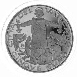 5 Euro Gedenkmünze Vatikan 2020 Silber PP - Welttag...