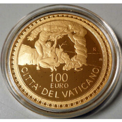100 Euro Gedenkmünze Vatikan 2009 Gold PP -...