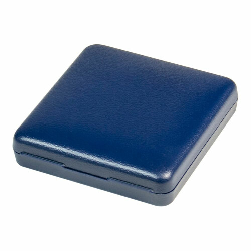 Münz-Etui mit blauer Veloureseinlage für Münzen/Münzkapseln 33 mm