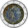 2 Euro Finnland 2022 - Klimaforschung - coloriert / mit Farbe