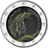 2 Euro Finnland 2022 - Klimaforschung - coloriert / mit Farbe