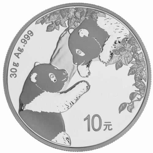 30 Gramm Silber Panda 2023