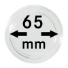 LINDNER Münzkapseln für dickere Münzen, per Stück Ø 65mm / 5,4mm