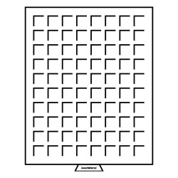 LEUCHTTURM Münzbox mit eckigen Fächern,...