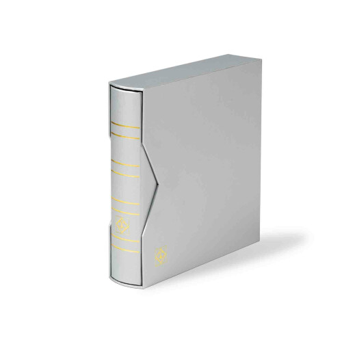 Ringbinder NUMIS, Classic-Design inkl. Schutzkassette Silber