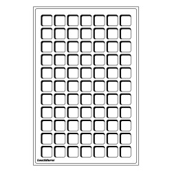 LEUCHTTURM Münztableau L blau, 2er Pack 77...