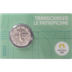 2 Euro Gedenkmünze Frankreich 2023 st - Olympia...