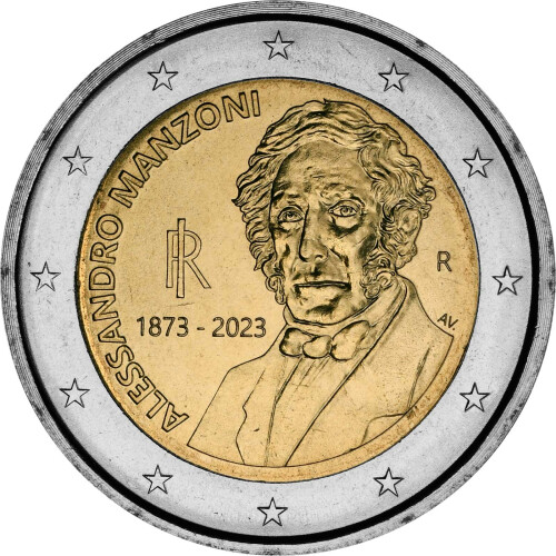 2 Euro Gedenkmünze Italien 2023 bfr. - Alessandro Manzoni