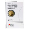 2 Euro Gedenkmünze Italien 2023 st - Alessandro Manzoni - im Blister
