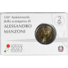 2 Euro Gedenkmünze Italien 2023 st - Alessandro Manzoni - im Blister