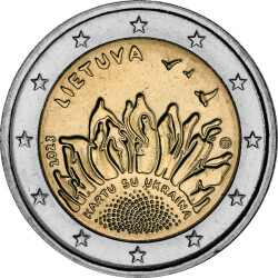 2 Euro Gedenkmünze Litauen 2023 bfr. - Zusammen mit...