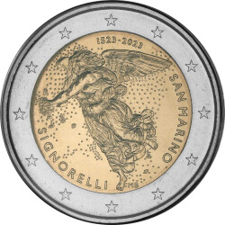 2 Euro Gedenkmünze San Marino 2023 st - 500. Todestag von Luca Signorelli