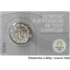 2 Euro Gedenkmünze Frankreich 2023 st - Olympia Säerin - Blister