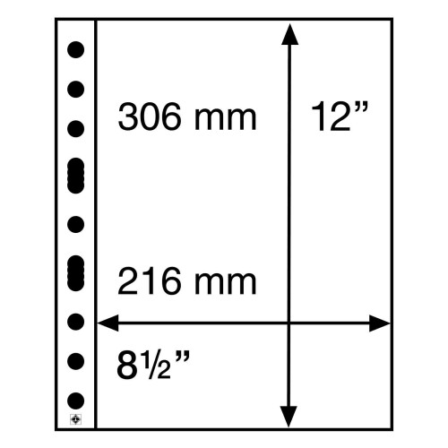 Kunststoffhüllen GRANDE 5er Pack