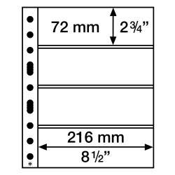Kunststoffhüllen GRANDE 5er Pack Glasklar 4er 216 x...