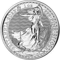 1 Unze Silber Britannia 2023 - König Charles III....