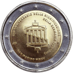 2 Euro Gedenkmünze San Marino 2015 st - 25 Jahre...