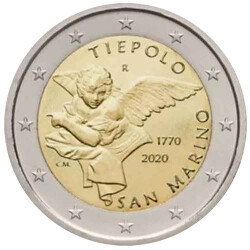 2 Euro Gedenkmünze San Marino 2020 st - Tiepolo - in...