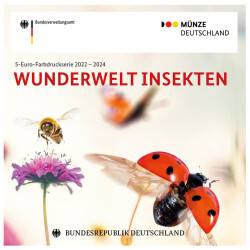 M&uuml;nzalbum Wunderwelt Insekten (2022-2024)