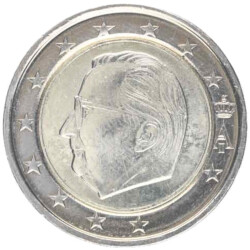 2 Euro Kursm&uuml;nze Belgien bankfrisch