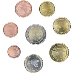 KMS Estland 2011 bankfrisch 1 cent - 2 Euro lose