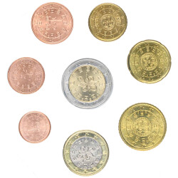 Kursmünzensatz Portugal lose -  bankfrisch