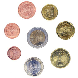 Kursmünzensatz Österreich lose - bankfrisch 2002