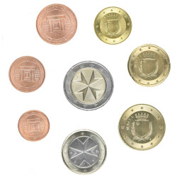 Kursmünzensatz Malta lose - bankfrisch
