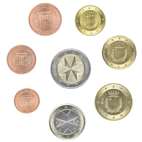 Kursmünzensatz Malta lose - bankfrisch 2008
