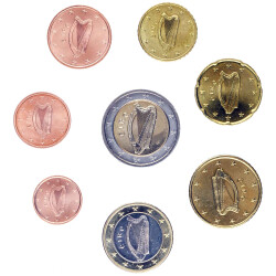 Kursmünzensatz Irland lose - bankfrisch