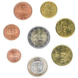 Kursmünzensatz Griechenland lose - bankfrisch