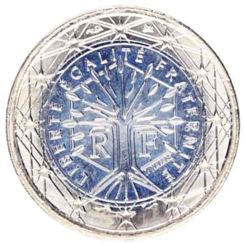 1 Euro Kursmünze Frankreich bankfrisch