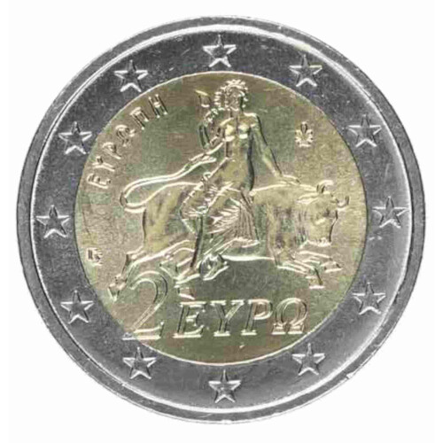 2 Euro Kursmünze Griechenland bankfrisch
