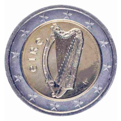 2 Euro Kursm&uuml;nze Irland bankfrisch