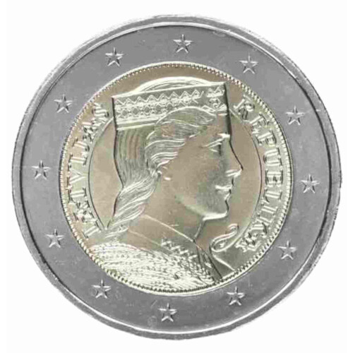 2 Euro Kursmünze Lettland bankfrisch