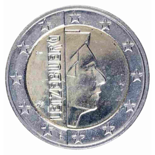 2 Euro Kursmünze Luxemburg bankfrisch