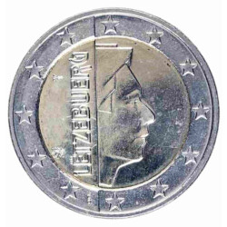 2 Euro Kursm&uuml;nze Luxemburg bankfrisch