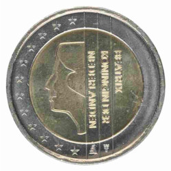 2 Euro Kursm&uuml;nze Niederlande bankfrisch Beatrix