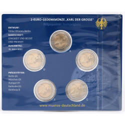 2 Euro Gedenkmünze Deutschland 2023 st - Karl der...