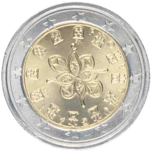 2 Euro Kursmünze Portugal bankfrisch
